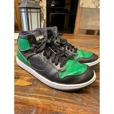 Jordan Jumpman Nike High Top Sneakers Black Green Men's US 8 AR3762 013