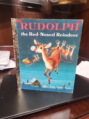 Rudolph the Red-Nosed Reindeer – a Little Golden Book 452-1, 1979 ...