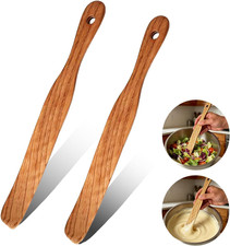2 Pack Skinny Spurtle for Sourdough Starter, Extra Long Handle Sourdough