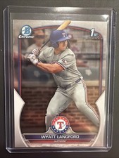 2023 Bowman Draft - Chrome Wyatt Langford #BDC-106 (RC)