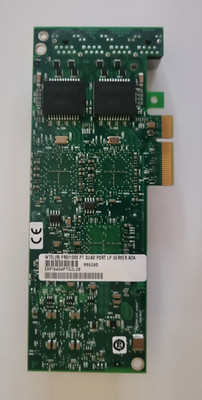 Intel PRO/1000 PT Quad Port LP Server Adapter PCIe 4x RJ-45 1Gbit/s