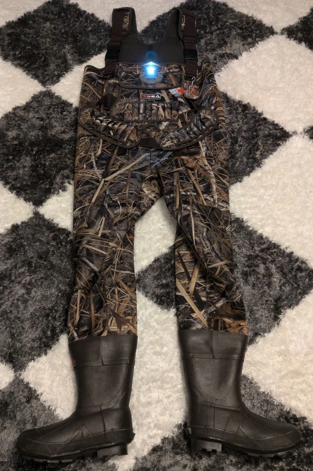 HISEA Chest Wader 600G Insulated Boot Neoprene Waterproof Fishing Hunting Sz 11