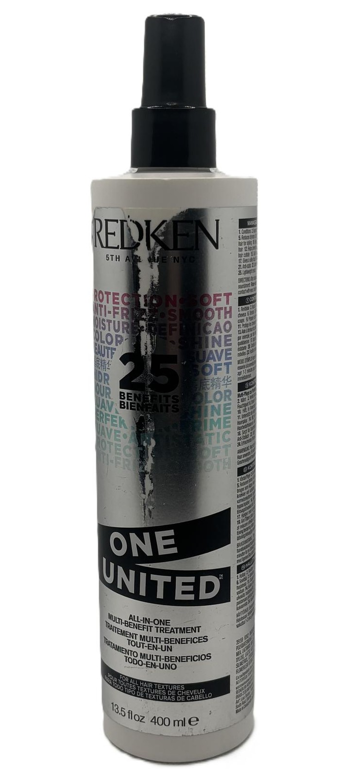 Redken One United All-In-One Leave In Conditioner - Multi-Benefit Spray 13.5 Oz