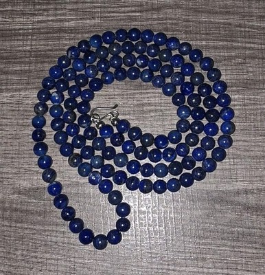 42 Zoll Lapislazuli Perlen Halskette. Desert Rose Trading von Jay King