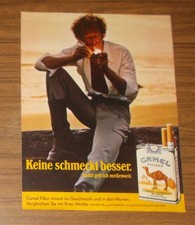 Seltene Werbung CAMEL - Keine schmeckt besser #2 1977