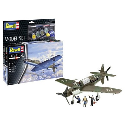 REVELL 63795 MODEL MODEL SET DORNIER DO 335 PFEIL MIT GRUNDZUBEHÖR 1