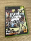 Microsoft XBOX Platinum Hits Grand Theft Auto San Andreas Complete Manual & Map