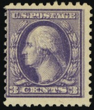 530a, Mint LH 3¢ Nice Clear Double Impression Error - Stuart Katz