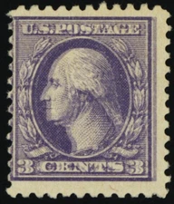 530a, Mint LH 3¢ Nice Clear Double Impression Error - Stuart Katz