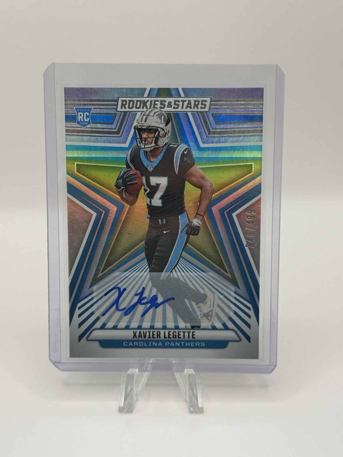 2024 Panini Rookies & Stars Xavier Legette RC #199 Auto /499