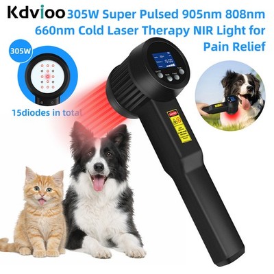 305W Super Pulsed 905nm Infrared Laser Treatment for Muscle Joint Sports Injury