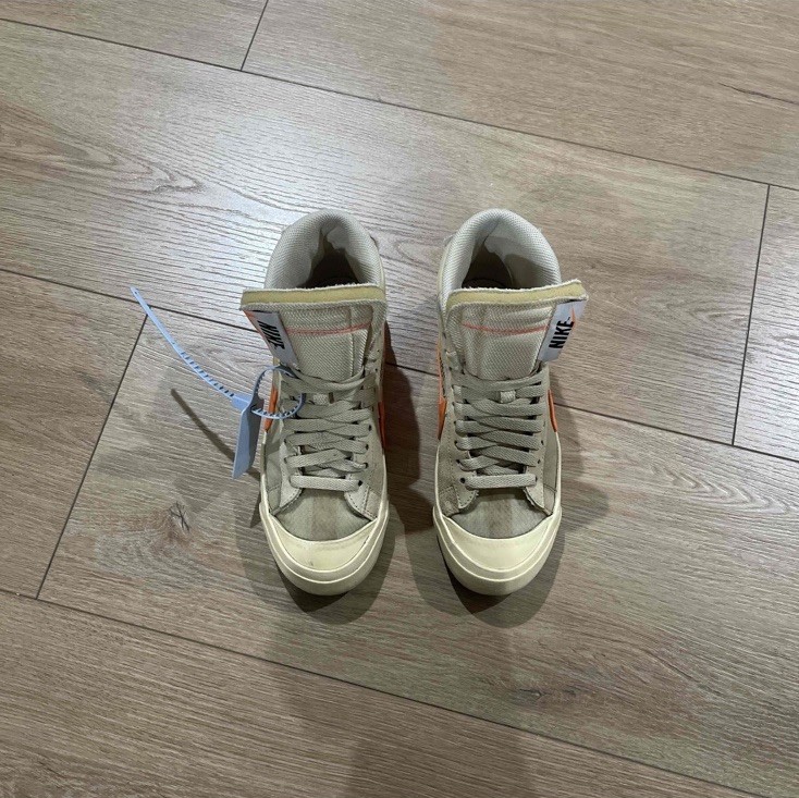 Off White x Nike Blazer Mid All Hallow’s Eve AA3832 700 Uomo Taglia 5