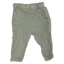 H&M, Hose, Größe: 80, Grün, Baumwolle, Einfarbig, Unisex (Kinder) #Hsv