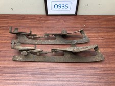 Vintage Antique Adjustable Clamp-on Style Ice Skates Rusty Decor
