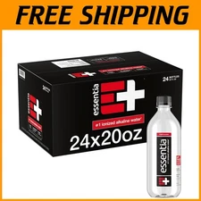 Essential Ionized Alkaline Water Case: 24 Bottles, 20 Fl Oz