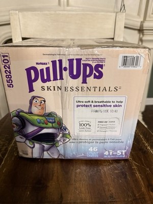Huggies Pull-Ups Skin Essentials Disposable Training Pants 4T-5T 46 Count Buzz