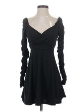 Pamela X NA-KD Reborn Women Black Cocktail Dress XS