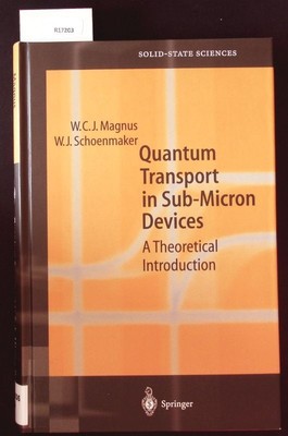 Quantum transport in submicron devices. A theoretical introduction.