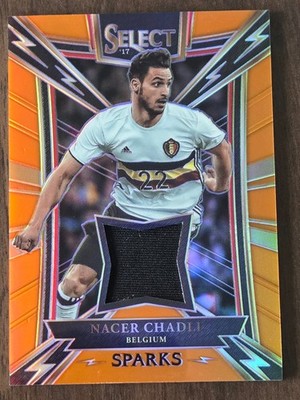 Select Soccer 2017/2018 Sparks Memorabilia ORANGE Nacer Chadli Belgium 08/75