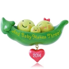 2014 Hallmark New Parents Peas in a Pod