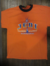 2003 Large Jedi Training Academy Tee  Star Wars Vintage Tee