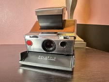 Vintage Polaroid SX-70 Camera Bundle with Case, Manual Motor Tested