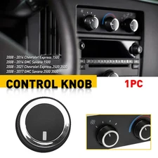 Accessories 1?Rear Control Knobs Audio Radio For 2008-2017 GMC Savana 2500 3500*