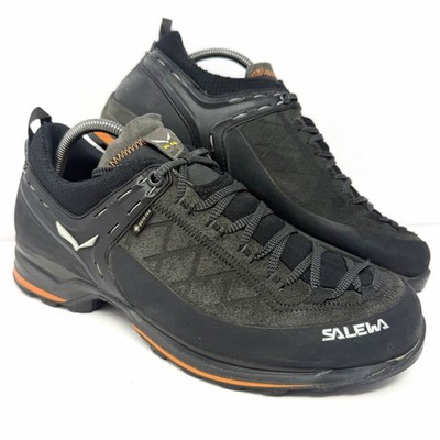 Salewa Men s MS MTN Trainer 2 GTX Gore-Tex Hiking Shoes Sz 10 Black Suede Trail