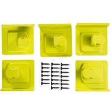 5Pcs/Set Tool Holder Mount Wall Mount Bracket With Screw For Ryobi One+ 18V