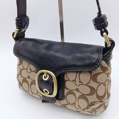 バッグ Coach Bleeker Soho Oneshoulder Bag 11441 COACH Bleecker Soho Signature One Shoulder Bag - Gem