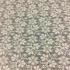 Lace Tablecloth Cream Color 70X55 Inch Floral