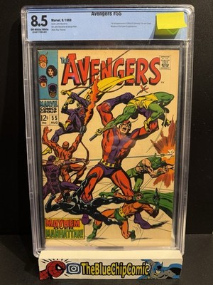 Avengers #55 CBCS 8.5 1968 - 1st App of Ultron-5