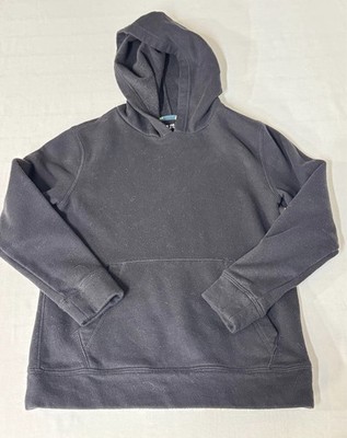 Boys Ultra Soft Fleece Black Athletic Hoodie Size Small Tek Gear