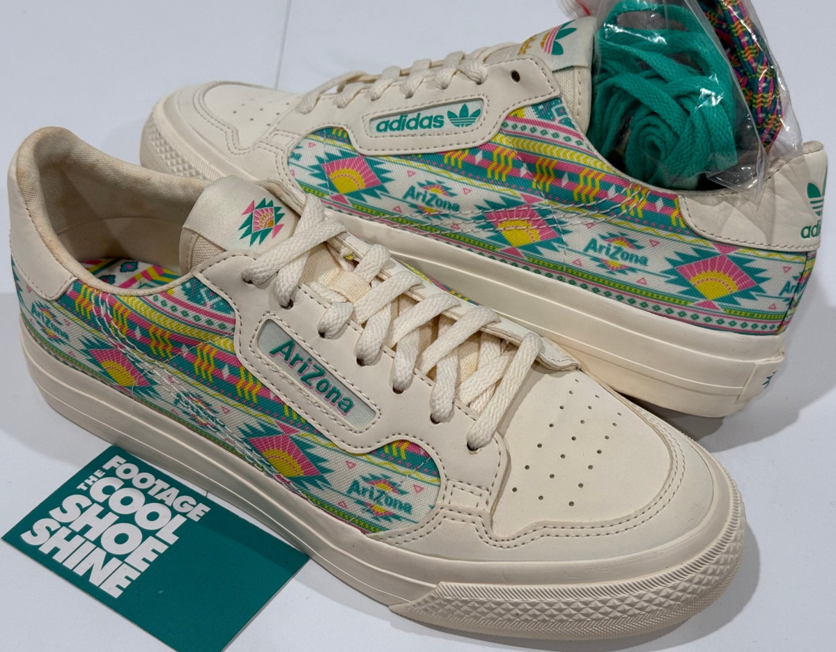 ADIDAS CONTINENTAL VULC J LOW SAMBA ARIZONA ICED TEA OFF WHITE