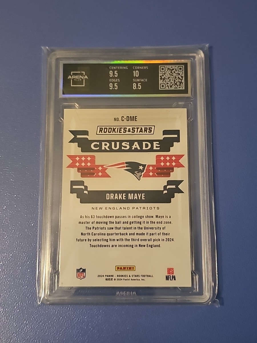 ROOKIS  DVD4枚組　カードやシールも含まれてます 2024 Panini Rookies & Stars - Crusade Drake Maye #C-DME Red Plaid