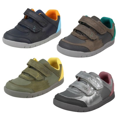 Jungen Clarks Leder Klettschuhe *Rex Quest T*