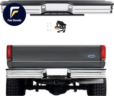 Rear Bumper Compatible with 1967-1991 Chevy Chevrolet GMC C/K Fleetside