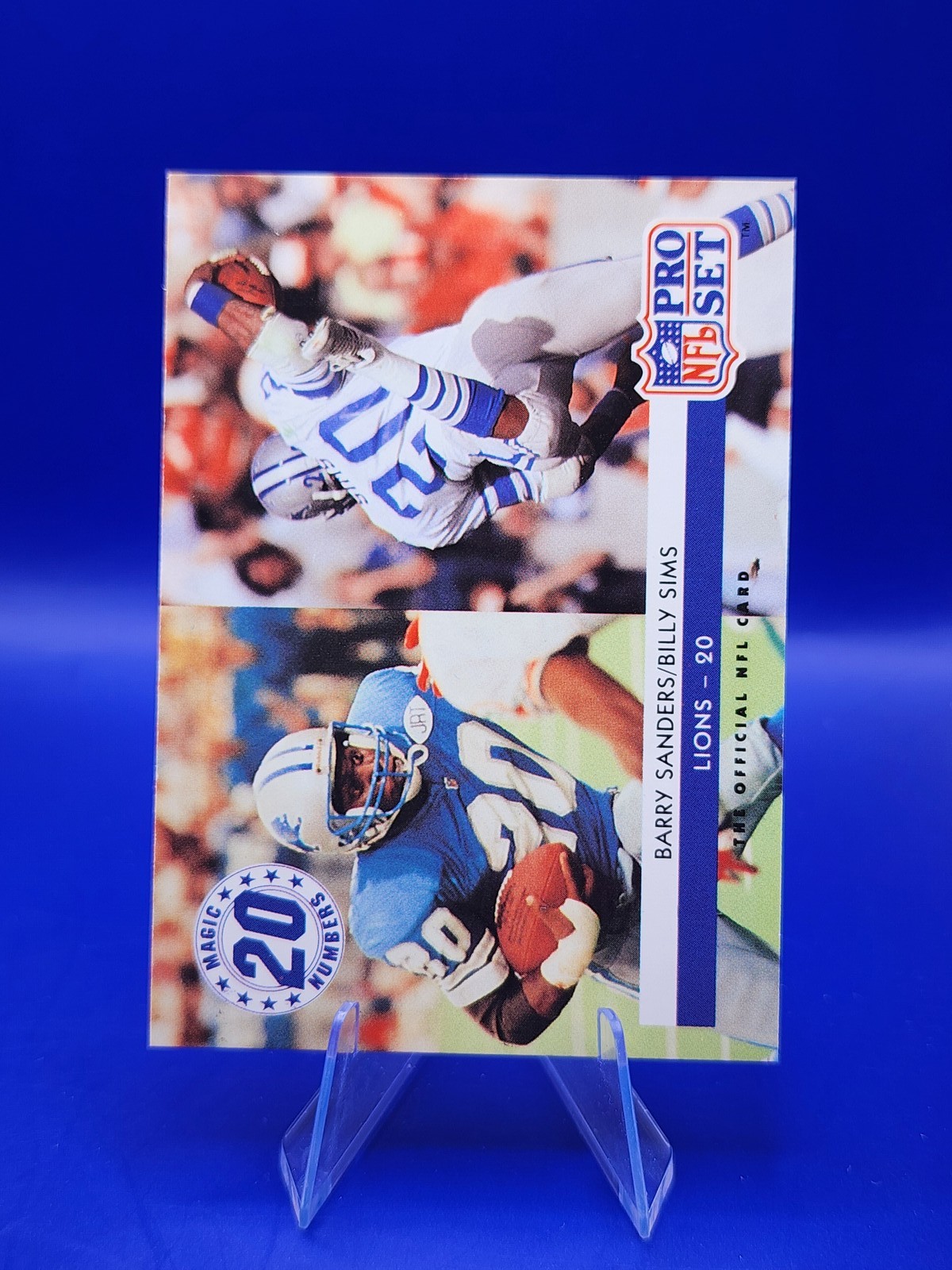 Barry Sanders / Billy Sims #349 (Football Cards 1992 Pro Set) — is it worth grading?