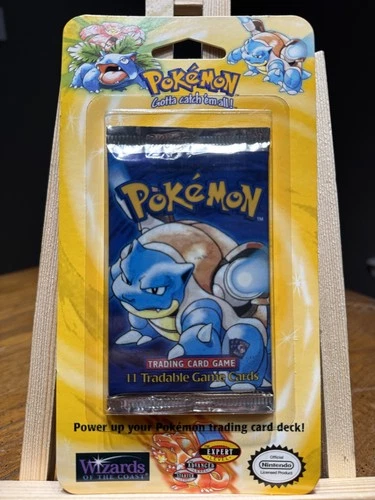  1999 Pokemon SHADOWLESS Base Set  HEAVY  Booster Blister Pack 33.74g 