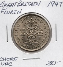 Great Britain Florin 1947 Choice UNC
