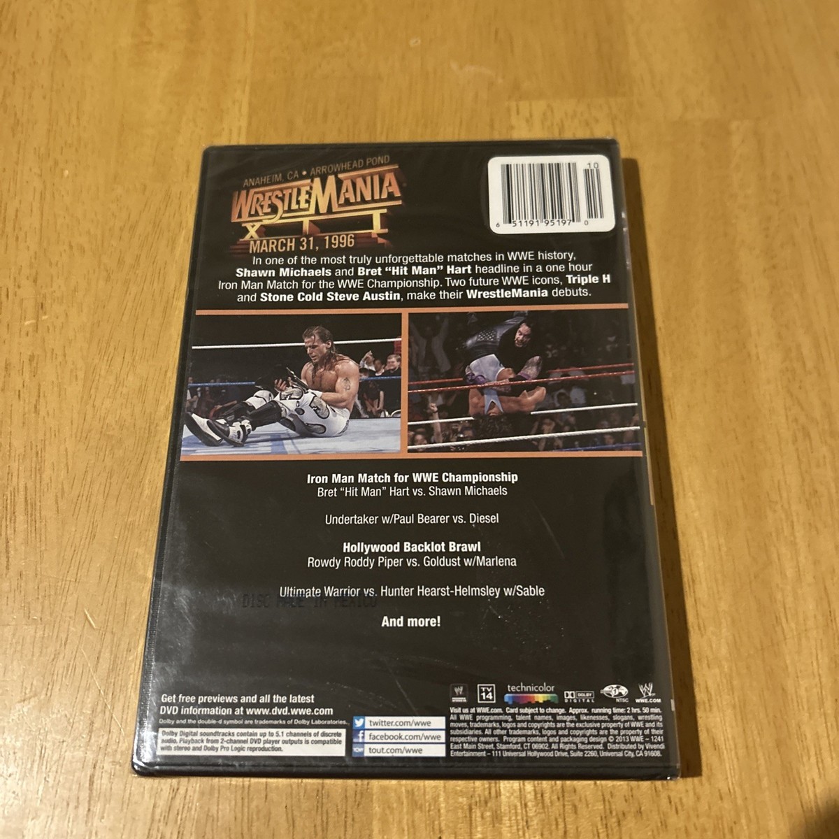 WWF - WrestleMania 12 (DVD, 2013) for sale online | eBay