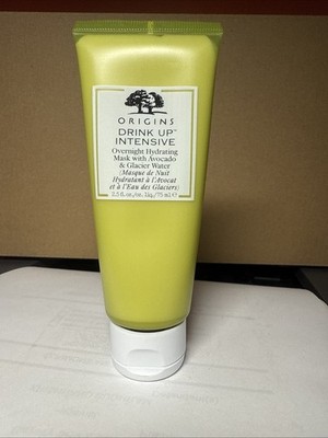 ORIGINS Drink Up Intensive Overnight Hydrating Mask w/Avocado 2.5oz w/o box