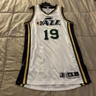 Adidas Utah Jazz Game Worn Used NBA Basketball Jersey Rev 30 California Bears L