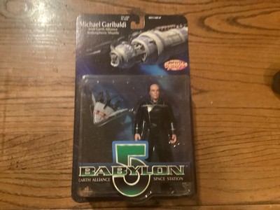 1997 BABYLON 5 MICHAEL GARIBALDI &EARTH SHUTTLE Previews Exclusive Figure NEW
