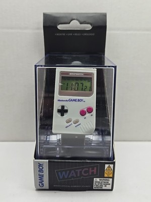Nintendo Game Boy LCD Watch Paladone Super Mario Land Alarm Sound Gray Retro