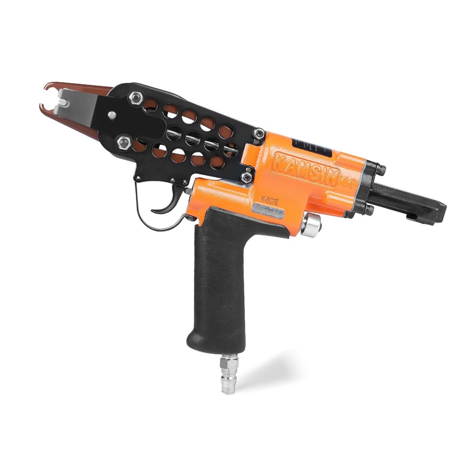 Mini Ring Gun KAMSIN SC7E Pneumatic Hog Ring Gun 15Ga 3/4'' Crown Long Nose With 1 ...