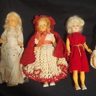 Vintage Girl Doll Lot, Plastic, porcelain, and wooden dolls. Probably Haunted — photo 1