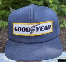 Goodyear Hat Racing Tires 80s Trucker Navy Blue Cap W Patch Swingster. Usa