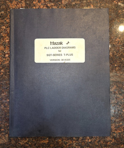 Mazak SQT-Series T-Plus PLC Ladder Diagrams  Ver. 361A325 Free Shipping