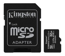 Kingston 32GB Micro SD Card SDHC Memory Card TF Card Class 10 with SD Adapter